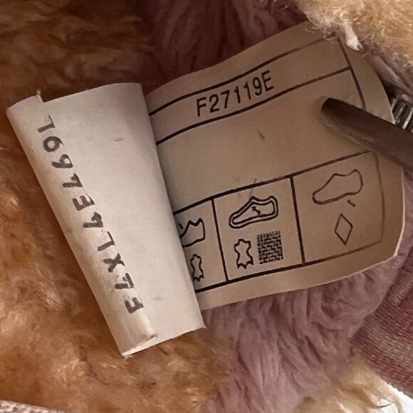 Ugg Sandal Girl 4 Fluff Yeah Toddler Slide Shoe Sheepskin Lining Strap Core Ex - Picture 12 of 15